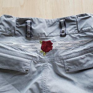 Bonfire Balance Gray Waterproof Snowboard Cargo Pants Women's Size: L